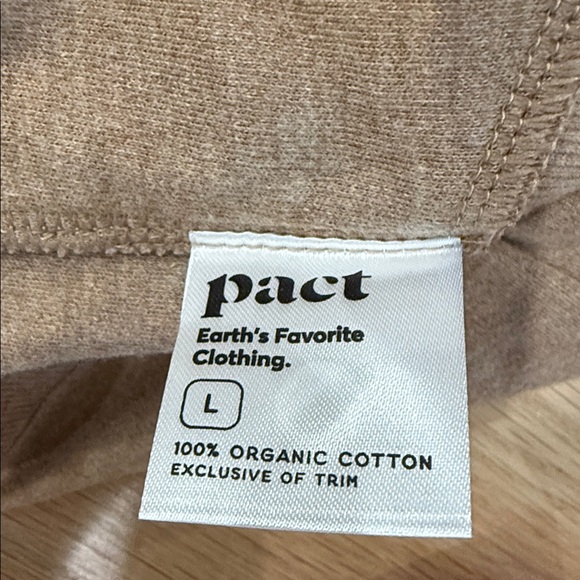 Pact Lounge Jogger 100% Organic Cotton Size Large L - Picture 7 of 8